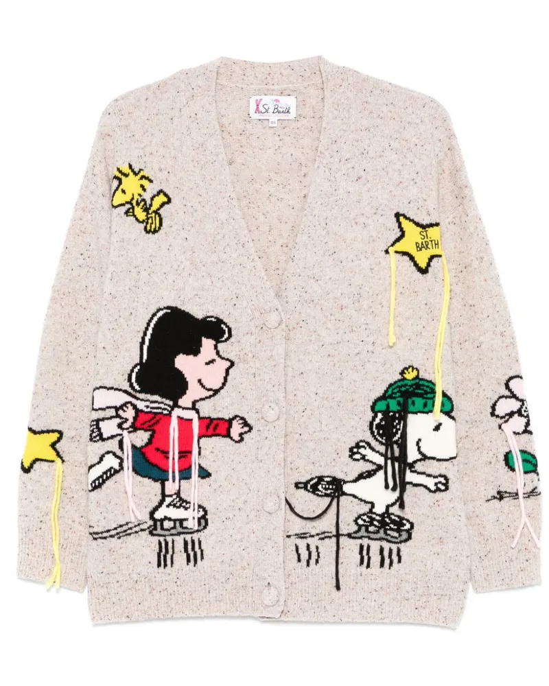 MC2 Saint Barth x PEANUTS™ Sasi Cardigan - Braun Braun