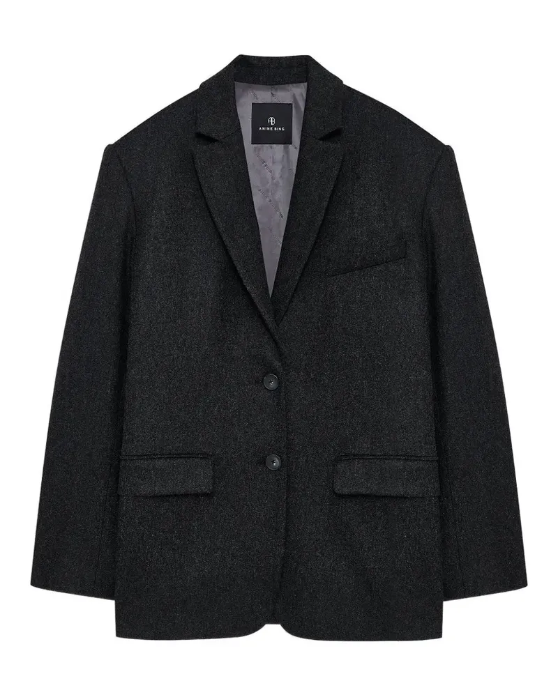 Anine Bing Quinn Blazer - dark grey - Grau Grau