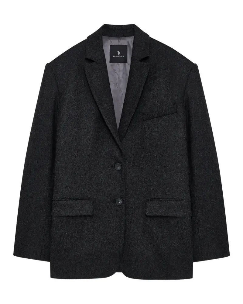 Anine Bing Quinn Blazer - dark grey - Grau Grau