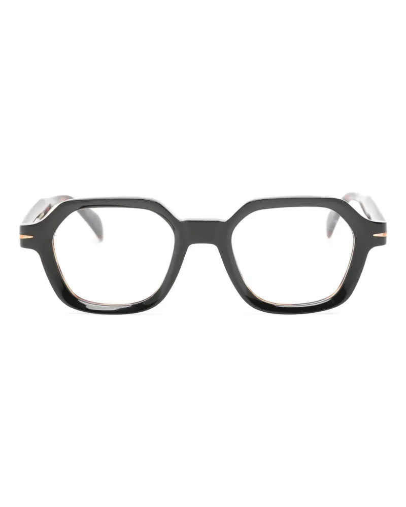 EYEWEAR by DAVID BECKHAM DB 7140 Brille mit geometrischem Gestell - Schwarz Schwarz