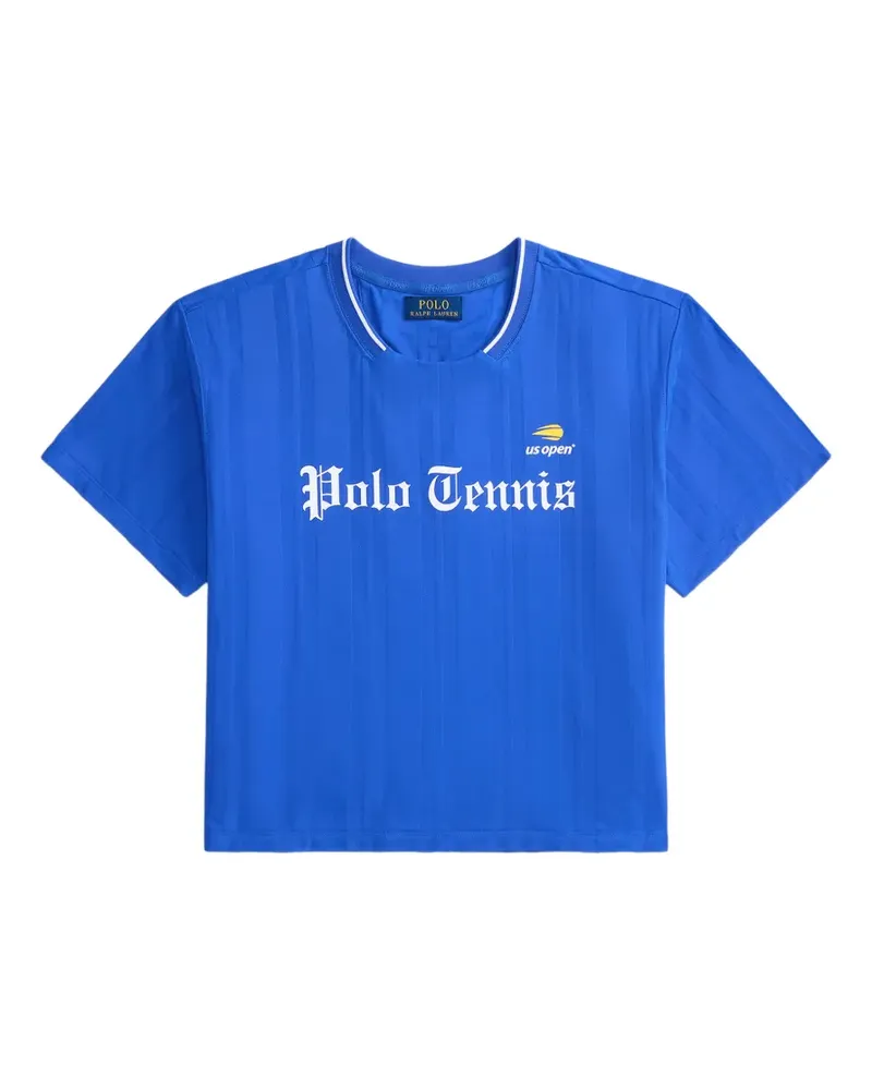 Ralph Lauren US Open T-Shirt mit Logo-Print - Blau Blau