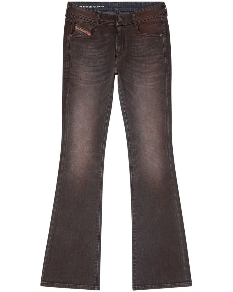 Diesel 1969 D-Ebbey Bootcut-Jeans - Grau Grau