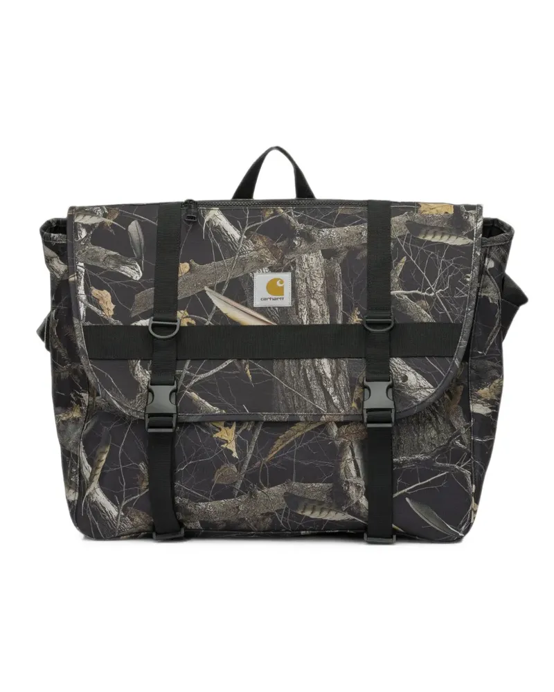 Carhartt WIP camouflage-print buckle-fastening shoulder bag - Schwarz Schwarz