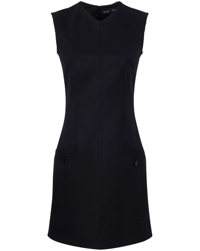 Proenza Schouler Ärmelloses Skyler Minikleid - Schwarz Schwarz