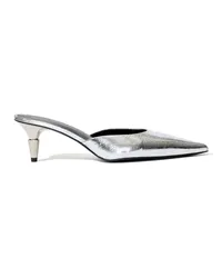 Proenza Schouler Spike Mules 60mm Silber