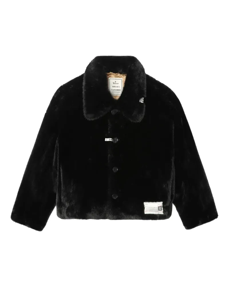 MIHARAYASUHIRO long-sleeved coat - Schwarz Schwarz