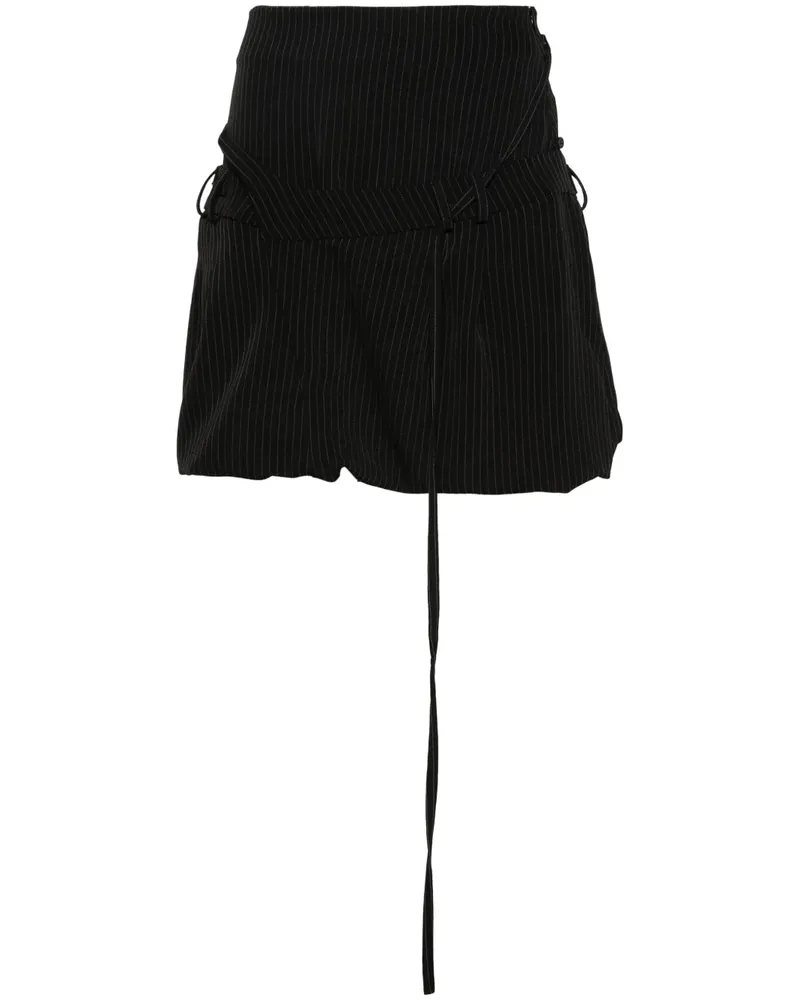 OTTOLINGER Ballon-Minirock mit Nadelstreifen - Schwarz Schwarz