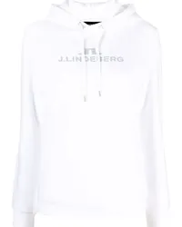 J.Lindeberg Alpha Hoodie mit Logo Weiß