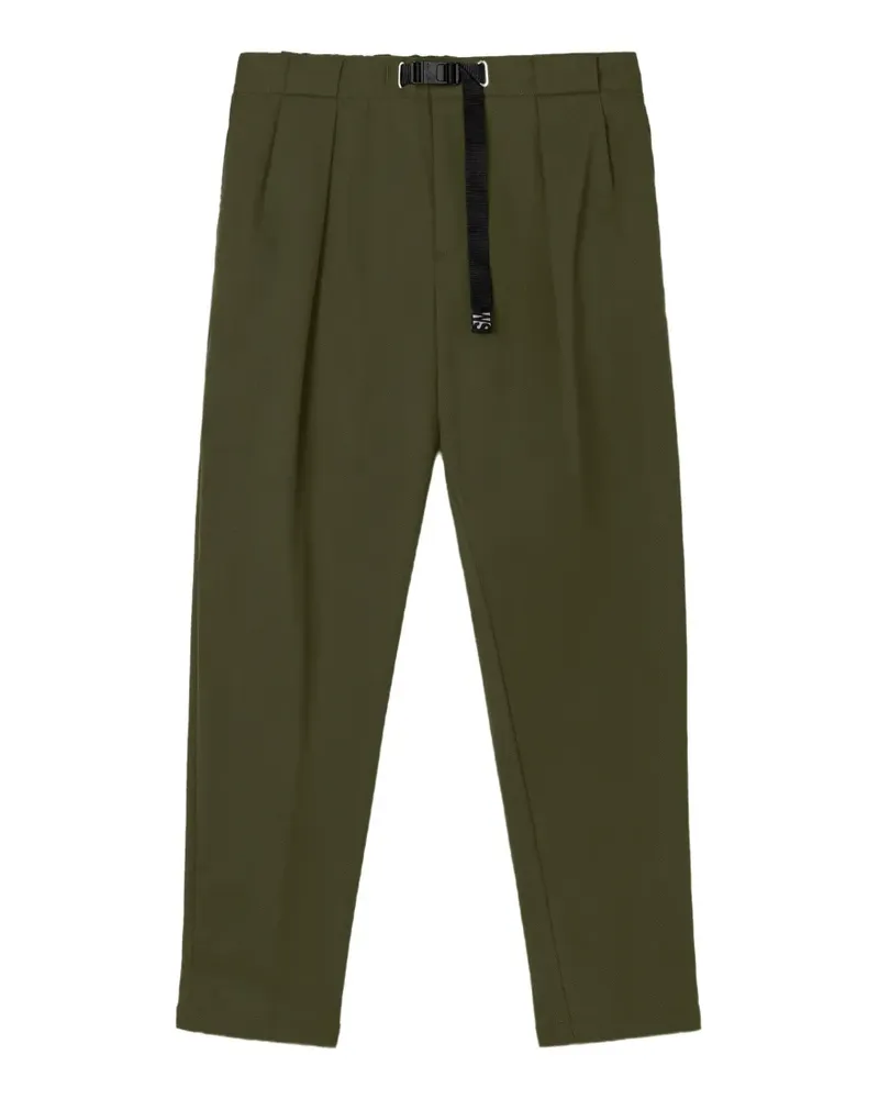 PLAN C belted pleated trousers - Grün Grün