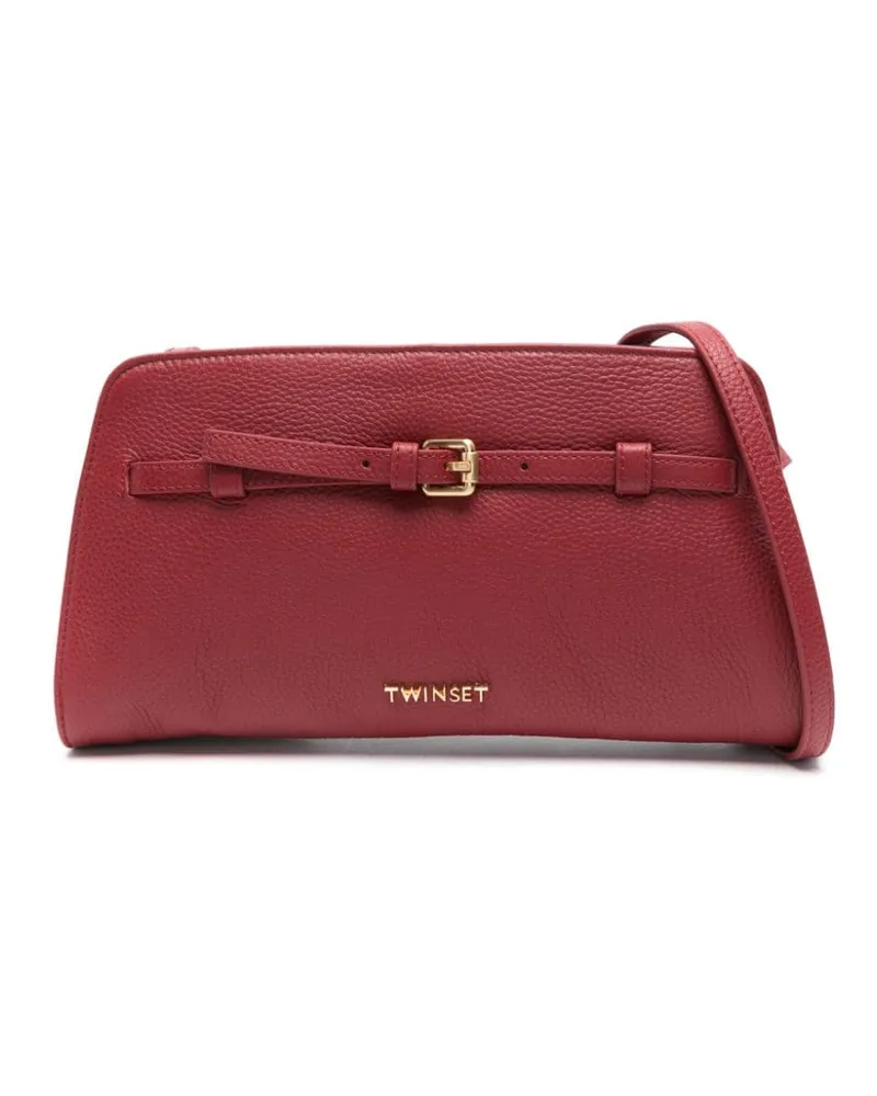 Twin-Set Umhängetasche mit Logo - Rot Rot