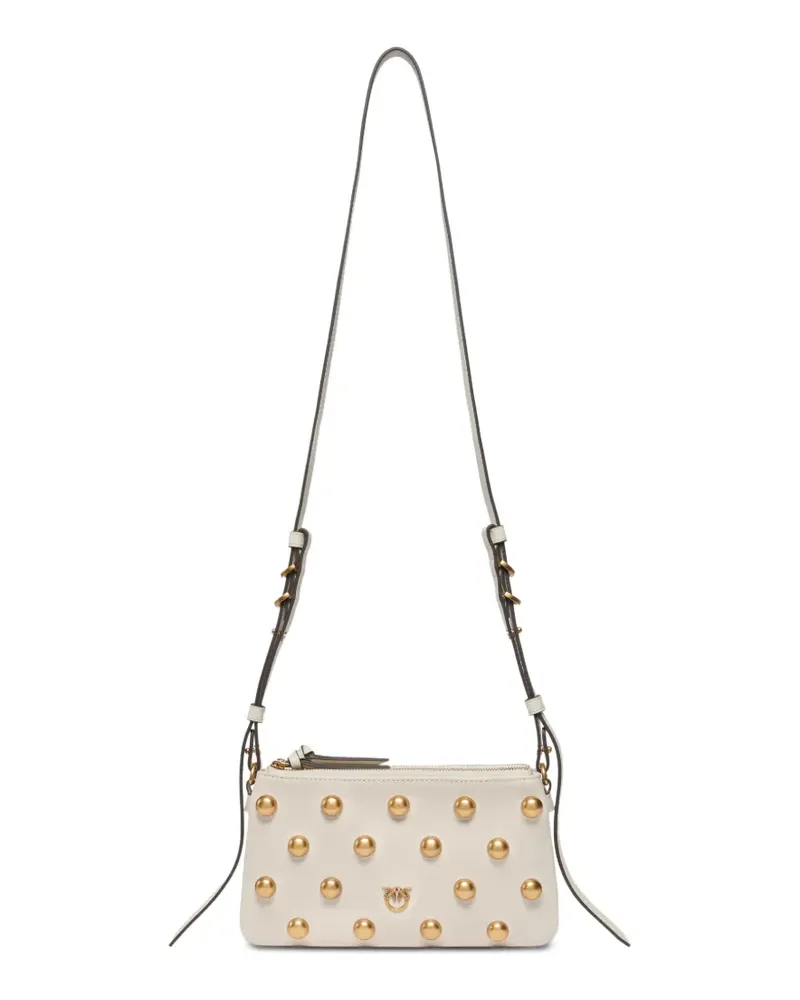 Pinko Schultertasche mit Nieten - Nude Nude
