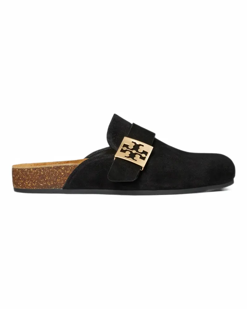 Tory Burch Mellow logo-plaque mules - Schwarz Schwarz