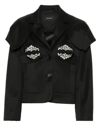 Simone Rocha Fiyyed Jacke mit Kristallen Grau