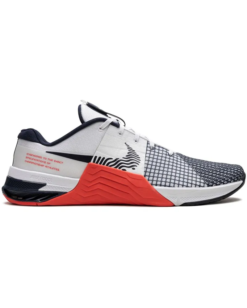 Nike Metcon 8 White/Obsidian-Bright Crimson Sneakers - Weiß Weiß