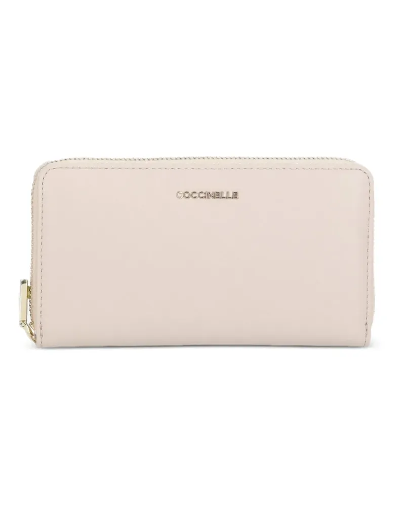 Coccinelle Portemonnaie mit Logo-Schild - Rosa Rosa