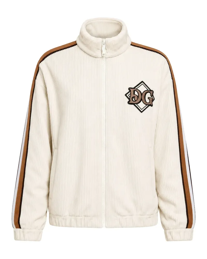 Dolce & Gabbana Sportjacke mit Logo-Applikation - Nude Nude