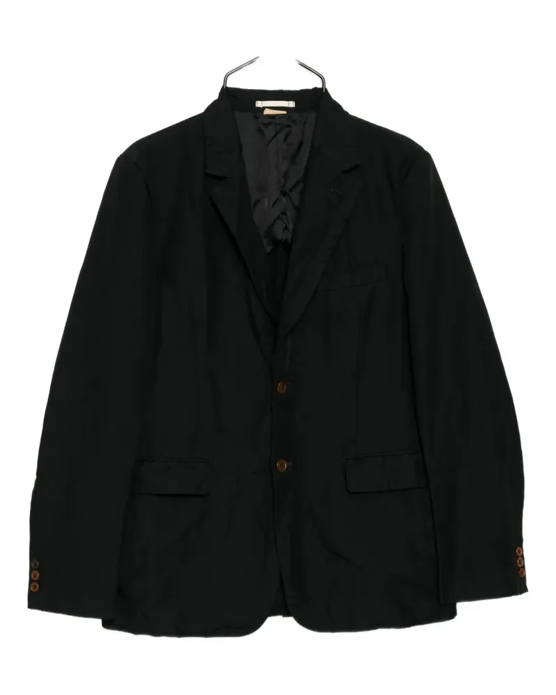 Comme des Garçons buttoned blazer - Schwarz Schwarz