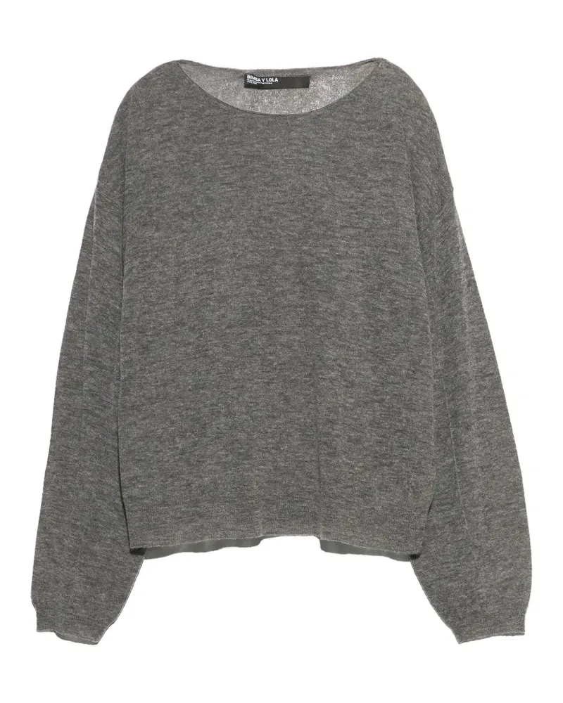 BIMBA Y LOLA Melierter Pullover - Grau Grau