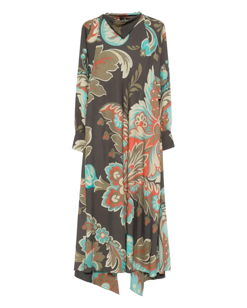 Etro floral print dress - Braun Braun