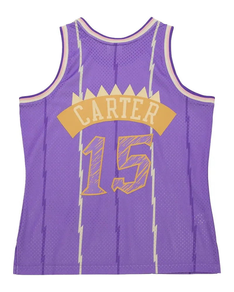 Mitchell & Ness Sidewalk Sketch Swingman Jersey "Raptors 1998 Vince Carter" tank top - Violett Violett