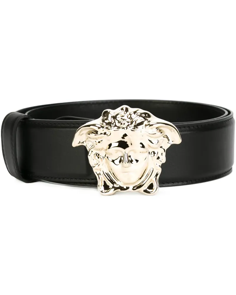 Versace Gürtel mit Medusa - Schwarz Schwarz