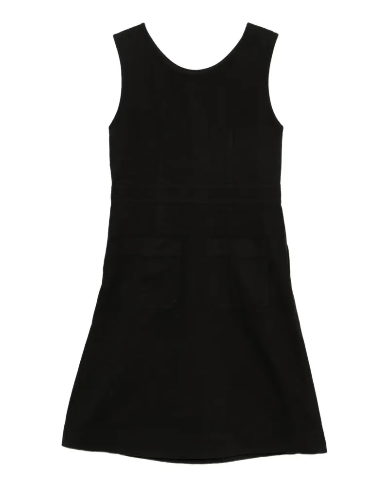 Margaret Howell Kleid mit Knöpfen - Schwarz Schwarz