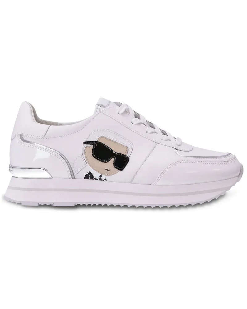 Karl Lagerfeld Sneakers mit Patch-Detail - Weiß Weiß