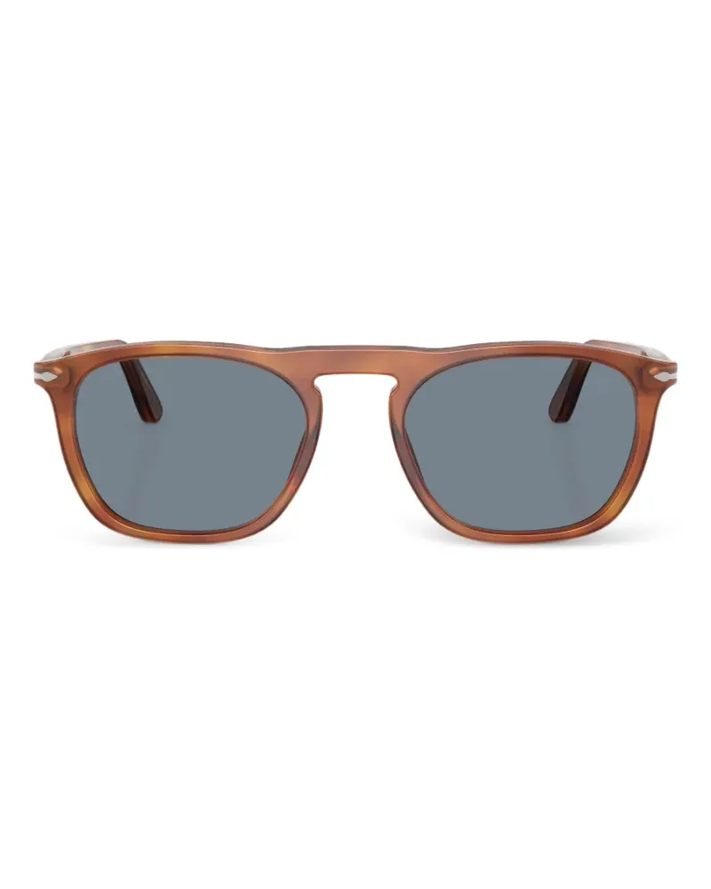 Persol Sonnenbrille mit eckigem Gestell - Braun Braun