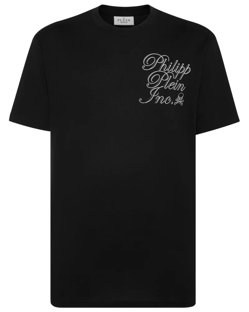 Philipp Plein T-Shirt mit Logo-Print - Schwarz Schwarz