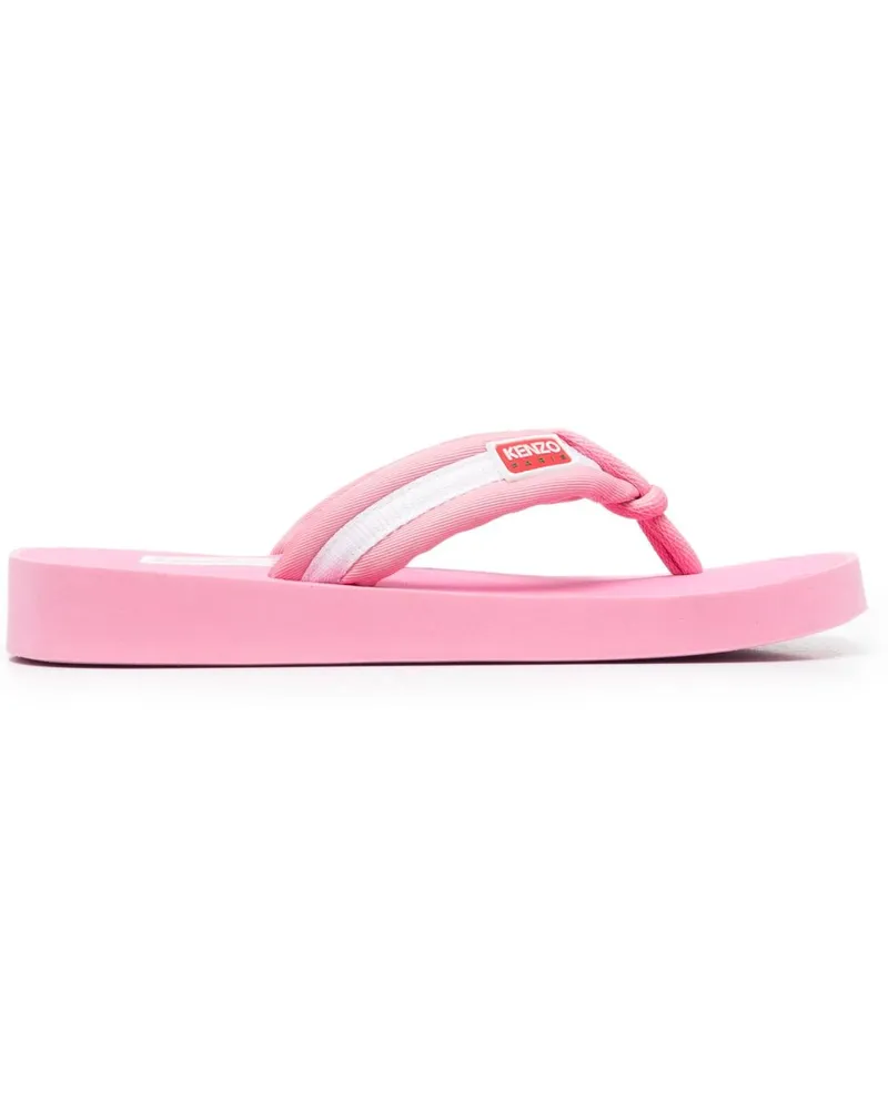 Kenzo Gestreifte Flip-Flops - Rosa Rosa