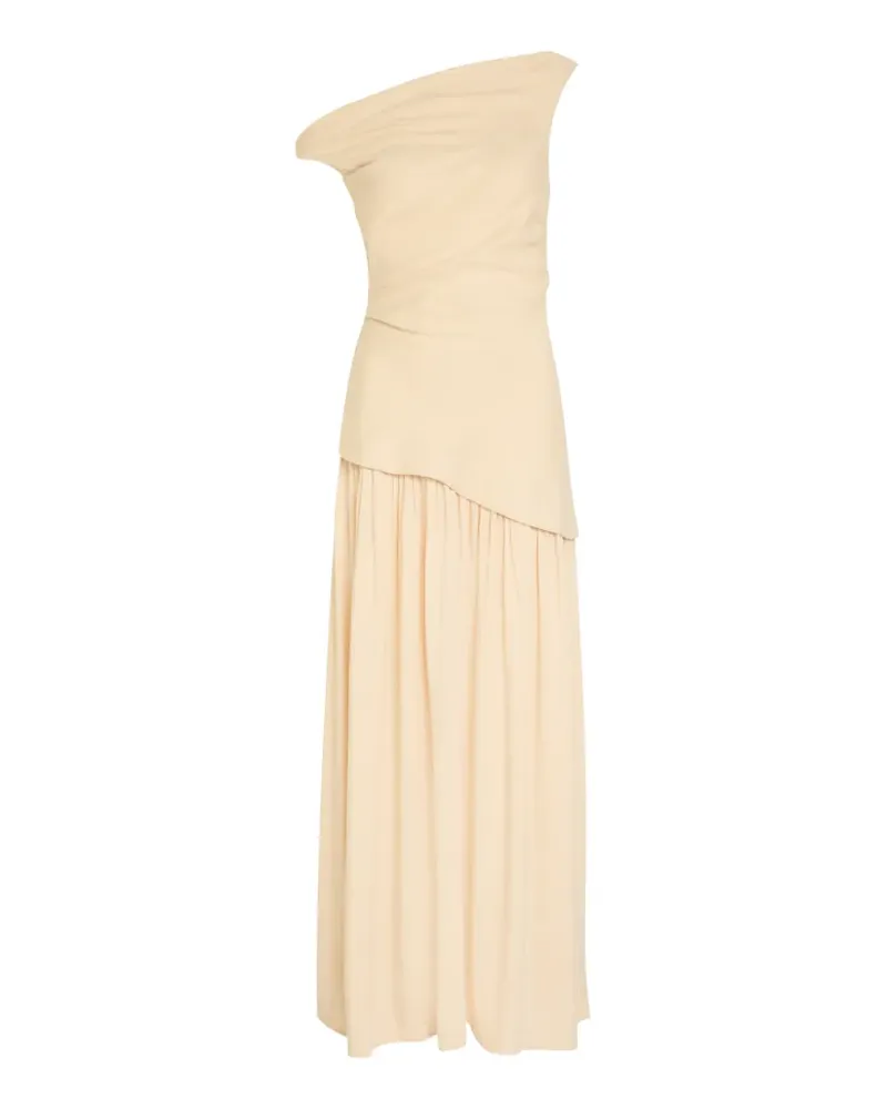 Faithfull The Brand Roma one-shoulder maxi dress - Nude Nude