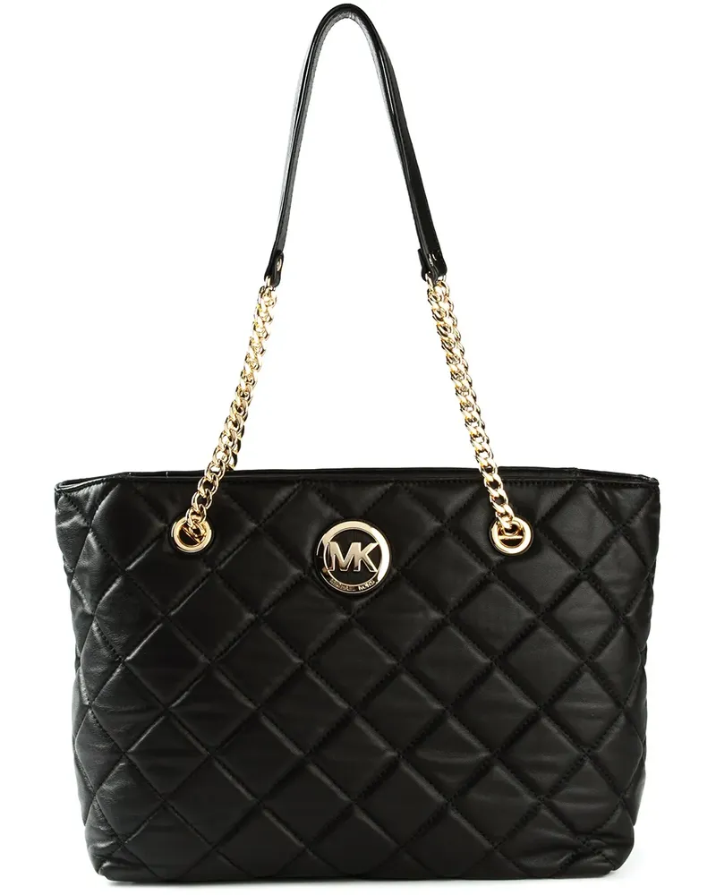 Michael Kors large 'East West' quilted tote - Schwarz Schwarz