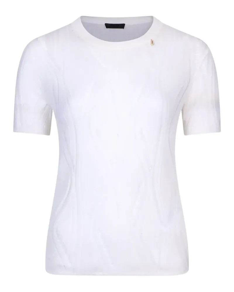 Liu Jo perforated sweater - Weiß Weiß