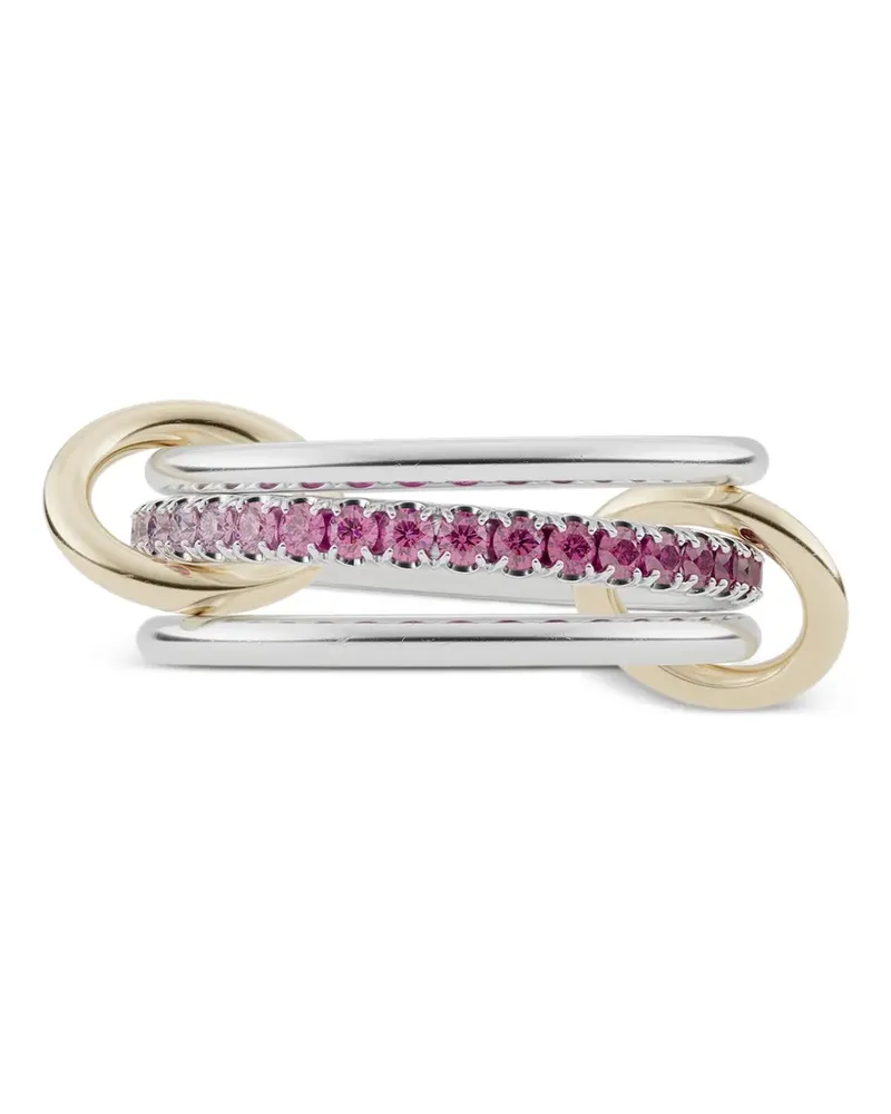 Spinelli Kilcollin Tigris pink sapphire ring - Silber Silber