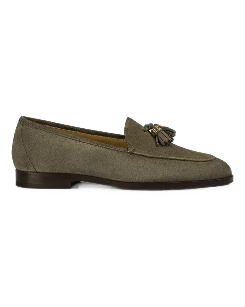 Doucal´s tassel-detail suede loafers - Braun Braun