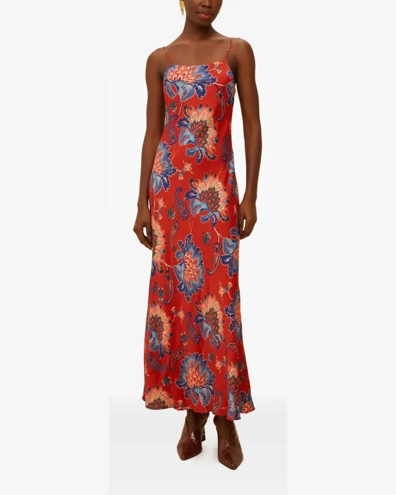FARM Rio Kleid mit Muster - Rot Rot