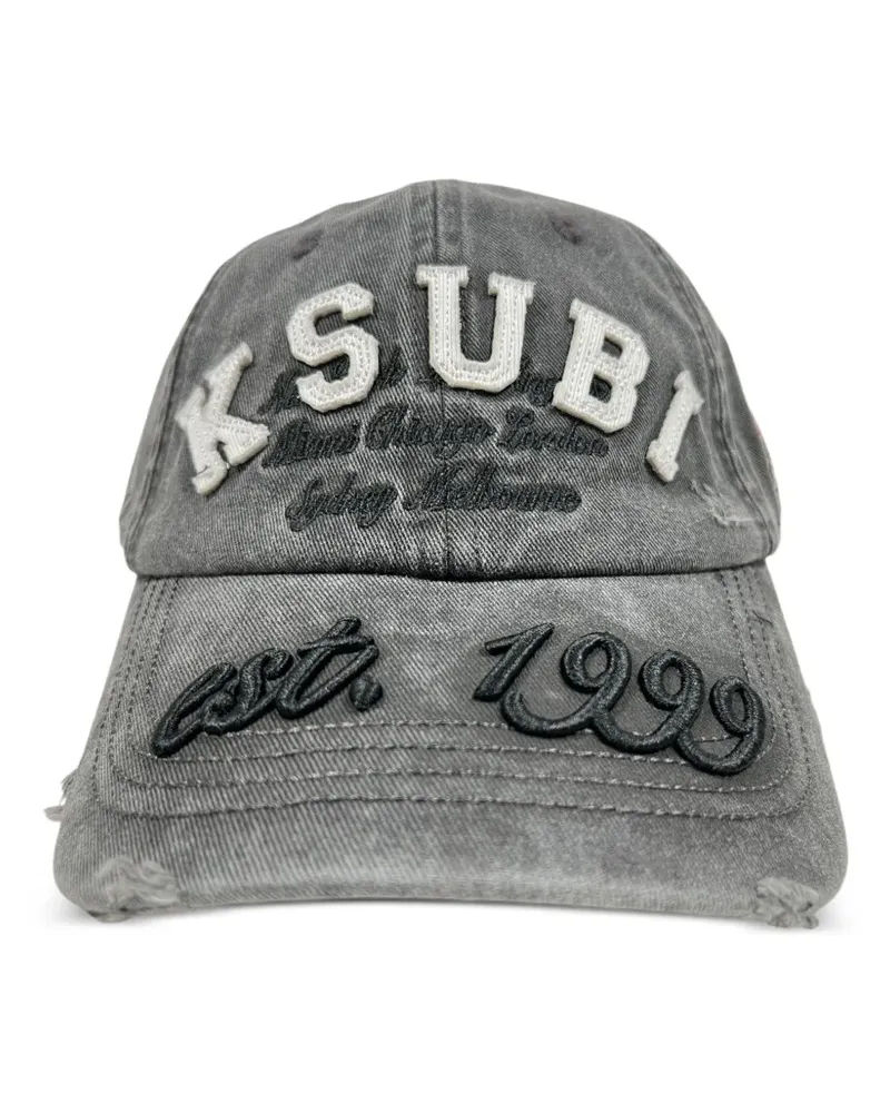 ksubi Baseballkappe mit Duke-Stickerei - Grau Grau
