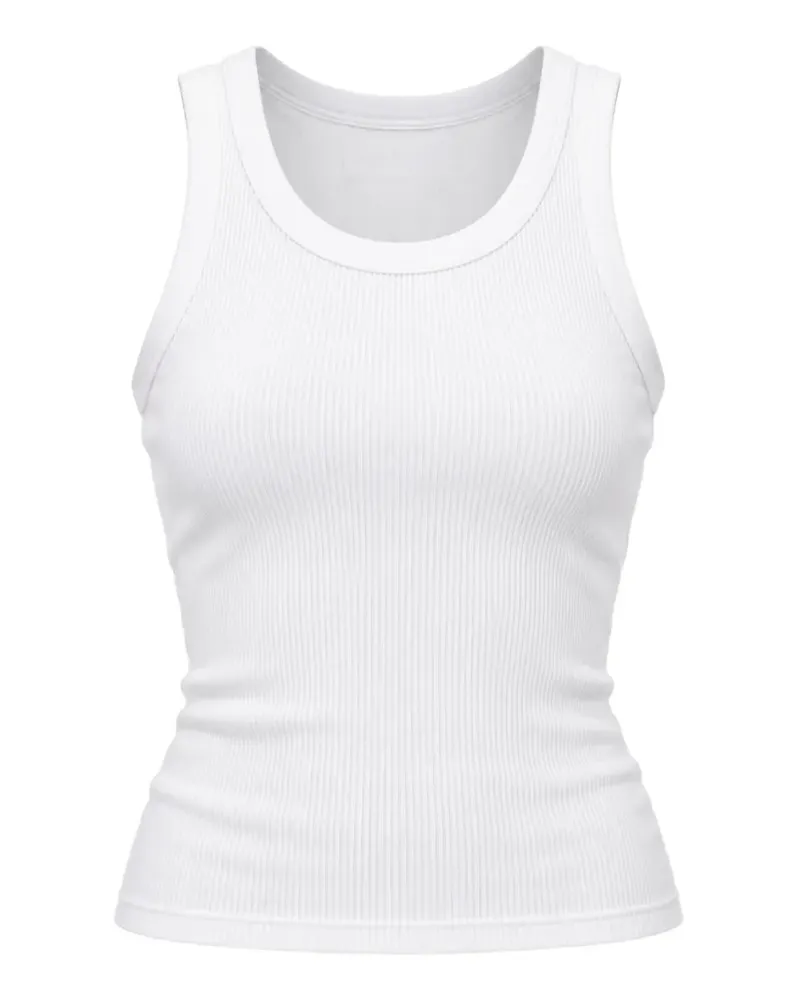 Citizens of humanity Geripptes Nova Tanktop - Weiß Weiß