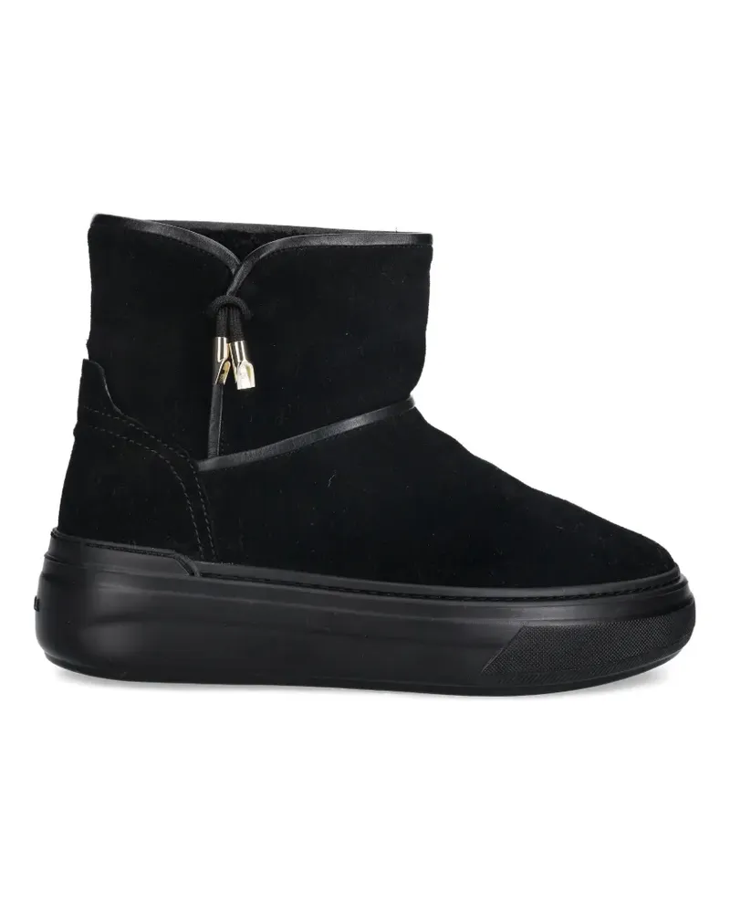 Furla Stiefel aus Wildleder - Schwarz Schwarz