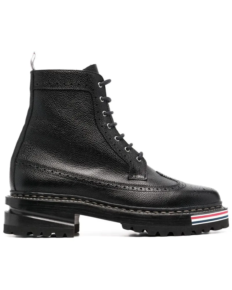 Thom Browne Klassische Schnürstiefel Schwarz