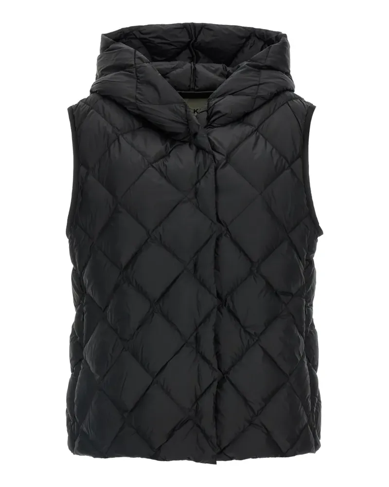 Max Mara Giochi quilted hooded gilet - Schwarz Schwarz