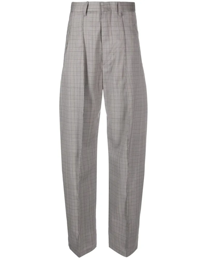 Isabel Marant Karierte Tapered-Jogginghose - Grau Grau