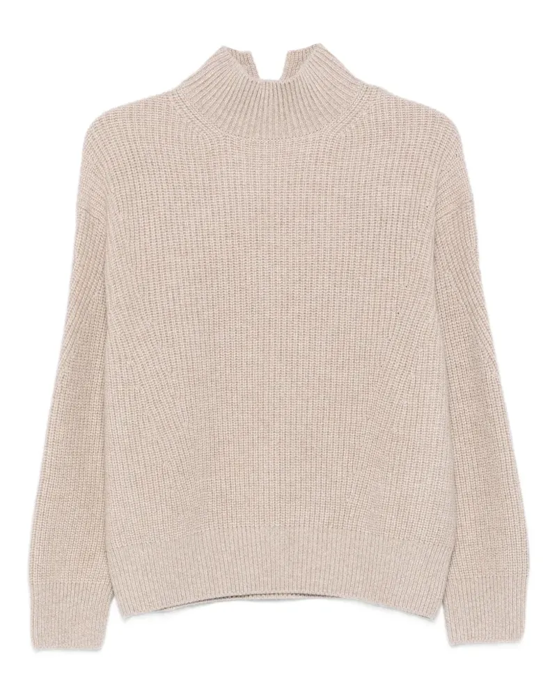 AGNONA Gerippter Pullover - Nude Nude