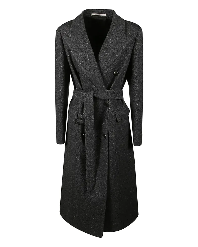 Tagliatore double-breasted belted coat - Grau Grau