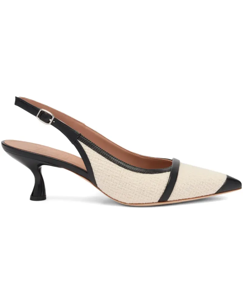 Malone Souliers Jama Slingback-Pumps 45mm - Weiß Weiß
