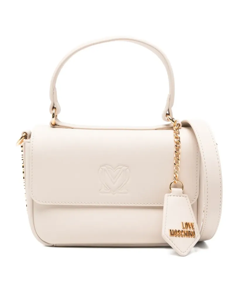 Moschino Shopper mit Logo - Nude Nude