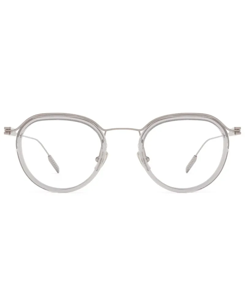 Ermenegildo Zegna Brille mit rundem Gestell - Grau Grau
