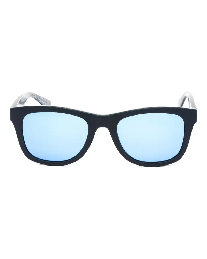 Lacoste full-rim rectangle-frame sunglasses - Blau Blau