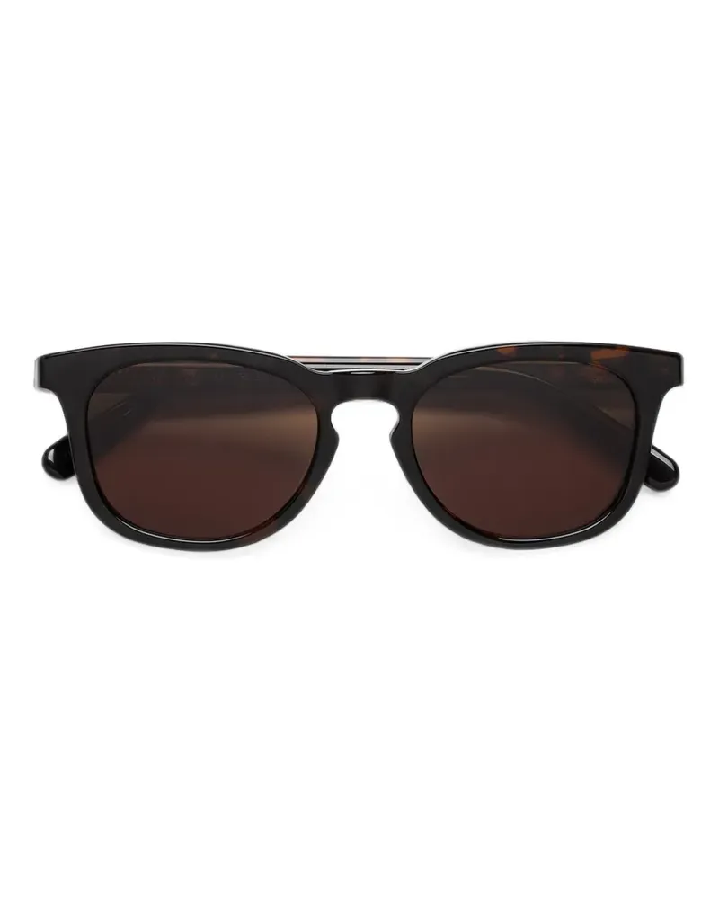 RETROSUPERFUTURE Eckige Lunettes 3 Sonnenbrille - Braun Braun