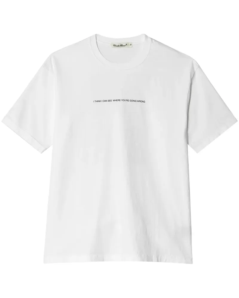 Undercover T-Shirt mit grafischem Print - Weiß Weiß